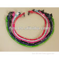 Manmade woven silicone titanium necklace Powerful team Bracelets